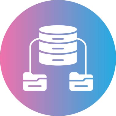 sunucu vektör simgesi modern basit tasarım