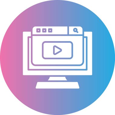 Modern dizüstü bilgisayar simgesinin vektör illüstrasyonu