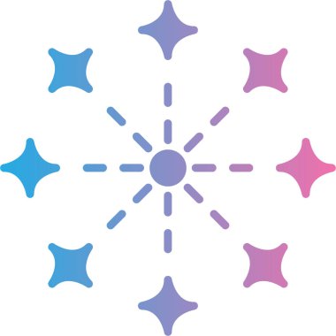 Kar Tanesi vektör simgesi, Noel süslemesi