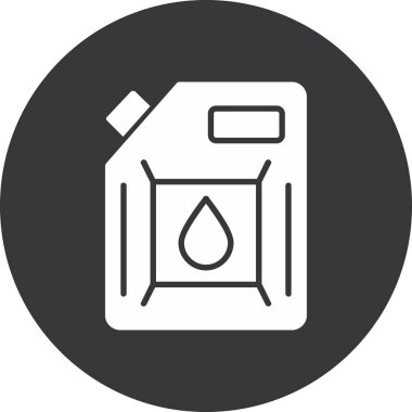 yağ ikonu vektör illüstrasyonu