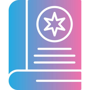 Vektör Defteri Simgesi illüstrasyonu