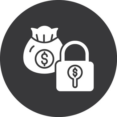 çanta dolar para simgesi katı biçimde