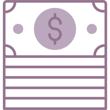 Bill simgesi vektör illüstrasyonu