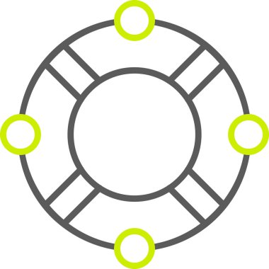 Modern simgenin vektör illüstrasyonu