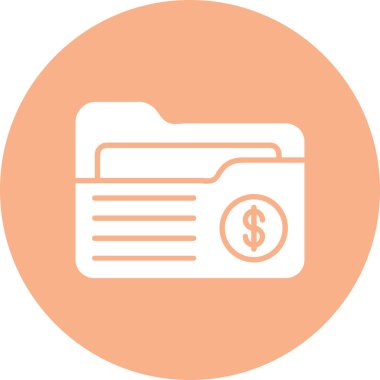 Para için. Web simgesi basit illüstrasyon