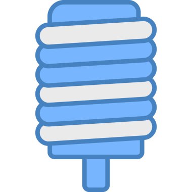 ampul ışığı enerji simgesi doldurulmuş dış hat biçimi