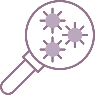 Virüs. Web simgesi basit illüstrasyon