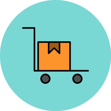 Tramvay vektör simgesi modern basit tasarım illüstrasyonu