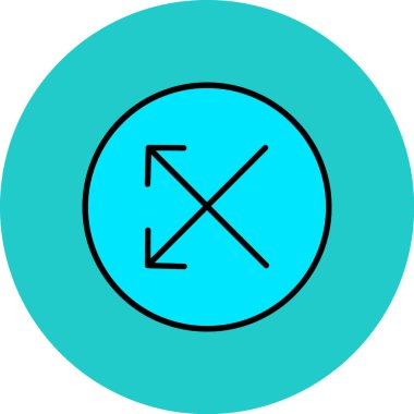 ok simgesi vektör illüstrasyonu