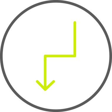 ok simgesinin vektör illüstrasyonu