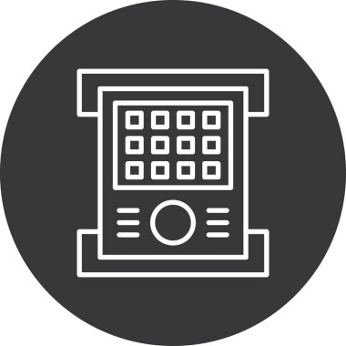 Takvim simgesinin vektör illüstrasyonu