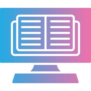 Bilgisayar. Web simgesi basit illüstrasyon