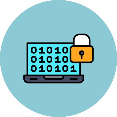 veri koruma vektörü simgesi modern basit vektör illüstrasyonu