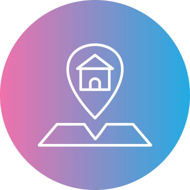 Modern simgenin vektör illüstrasyonu