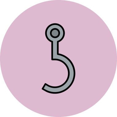 Tek bir izole simgenin vektör illüstrasyonu