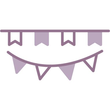 parti şapkası Icon vektör illüstrasyon izole