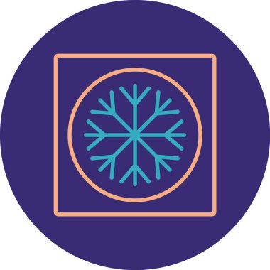 Projeniz için vektör kar tanesi simgesi