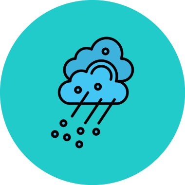 vektör Bulut simgesi illüstrasyonu