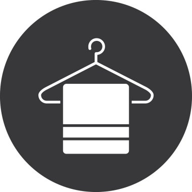 Askı. Web simgesi basit illüstrasyon