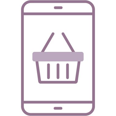 taşınabilir alışveriş vektörü simgesi kolayca düzenleyebilir ya da değiştirebilir