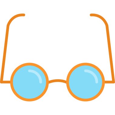 Gözlük. Web simgesi basit tasarım