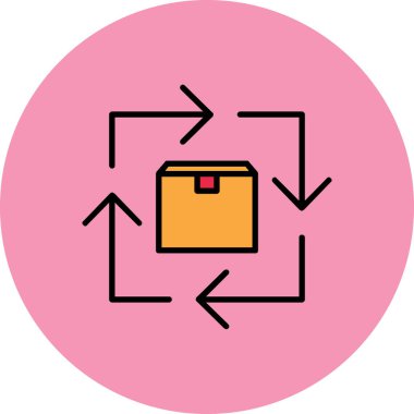 seo ve pazarlama simgesinin vektör illüstrasyonu