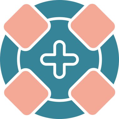 tıbbi simge vektör illüstrasyonu