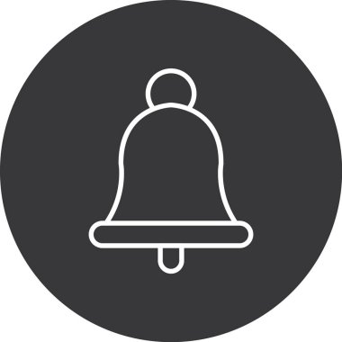 Çan Vektörü Şekil Simgesi Tasarımı