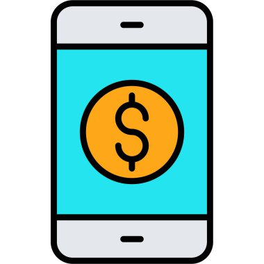 cep telefonu vektör simgesi