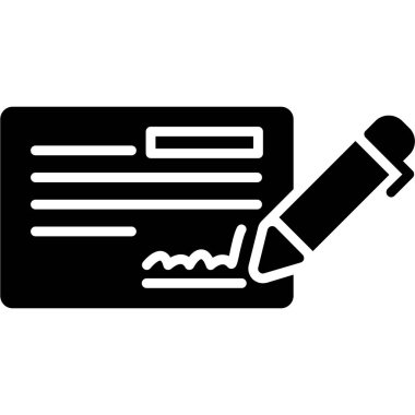 Belge. Web simgesi basit illüstrasyon