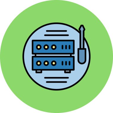 Web simgesi, vektör illüstrasyonu