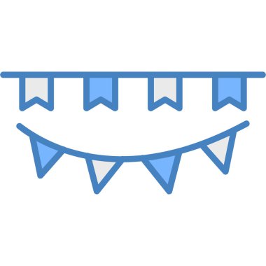 bayraklar ana hatlar vektör simgesi tasarımı