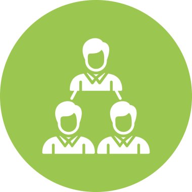 Grup insanlar simgesi, vektör çizim