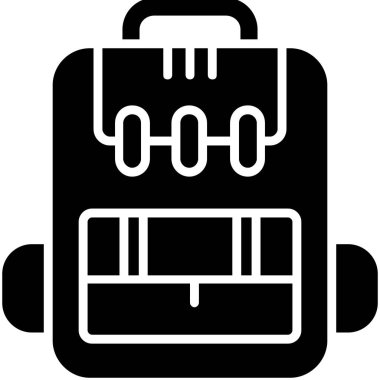 çanta bagaj simgesi taslak biçimi