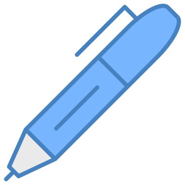 Kalem. Web simgesi basit illüstrasyon