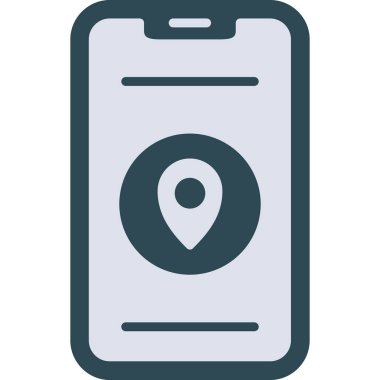 gps gps konum simgesi - taslak biçimi