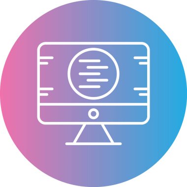 Seo simgesinin vektör illüstrasyonu