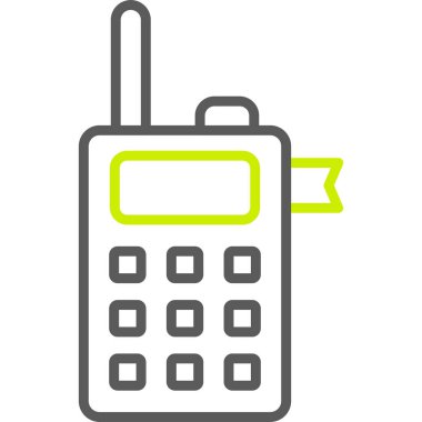 Telefon simgesi vektör illüstrasyonu