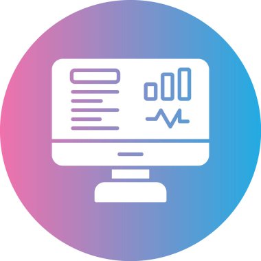 İş simgesinin vektör illüstrasyonu