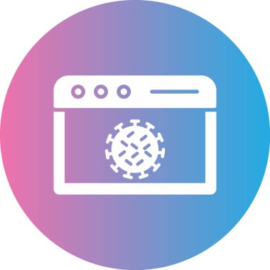 Fırın simge vektör çizim