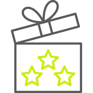 hediye vektör simgesi, modern biçim