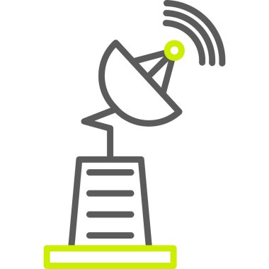 Anten anten simgesi düz stil