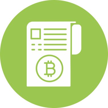 bitcoin. Web simgesi basit illüstrasyon
