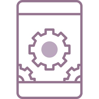 Modern simgenin vektör illüstrasyonu