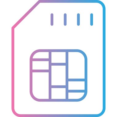 Kredi kartı ikonu vektör illüstrasyonu