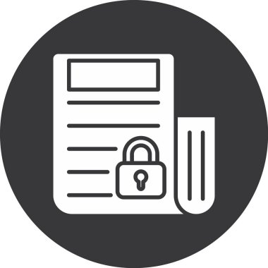 ikon vektör illüstrasyonunu kilitle