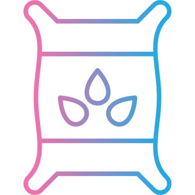 Bir yaprak simgesinin vektör illüstrasyonu