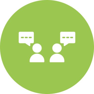 Konuş. Web simgesi basit tasarım