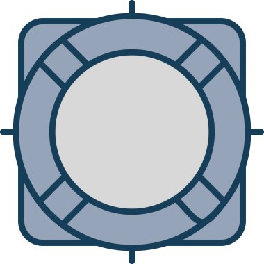 Modern bir simgenin vektör illüstrasyonu