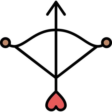 ok yönü konumu simgesi - taslak biçimi